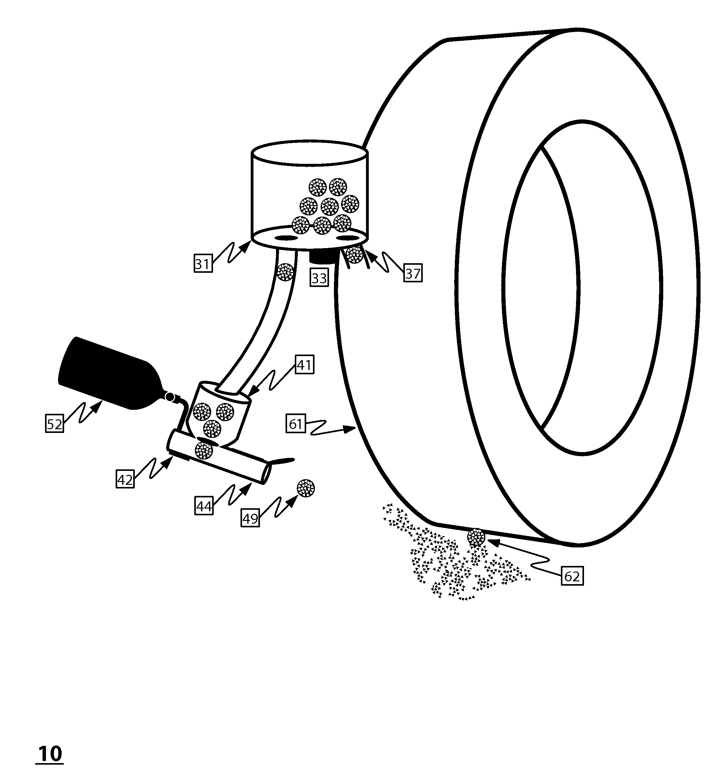 Automotive friction assist system with improved traction