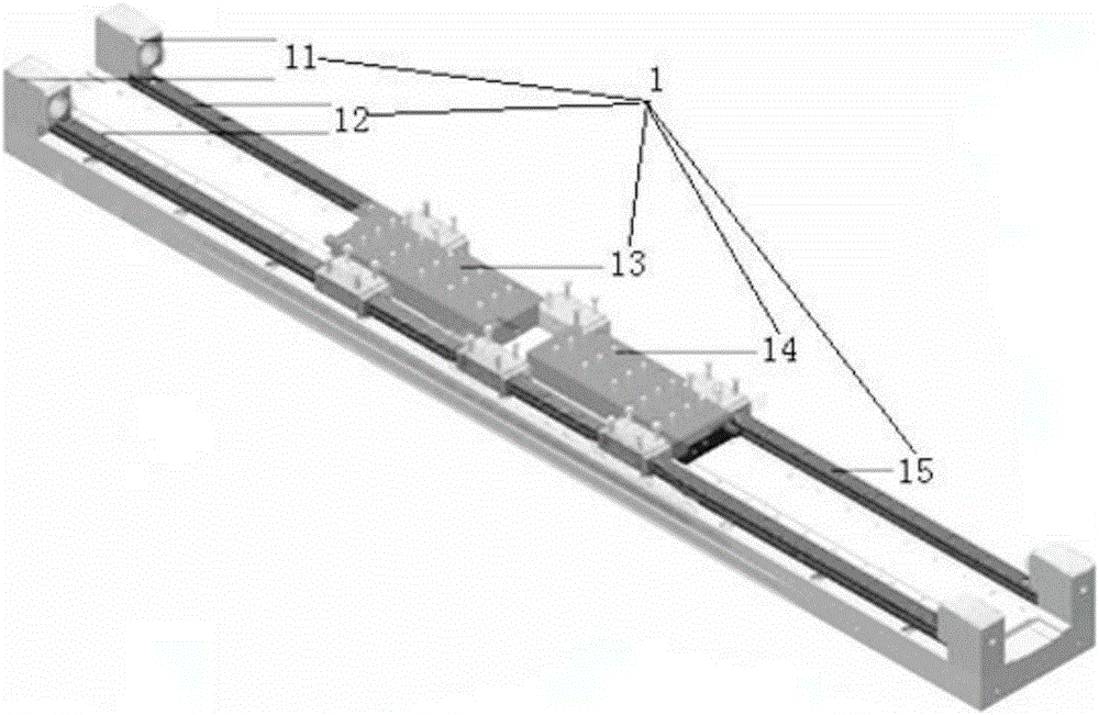 A simulation test device of a direct-drive ocean wave power generation system and its application method