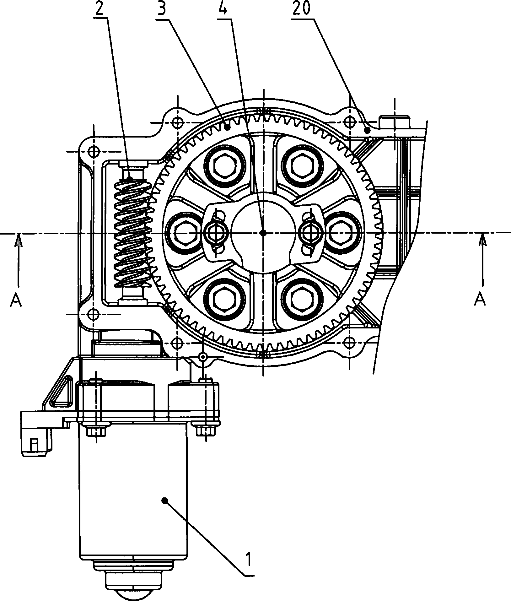 Automatic gear shift mechanism for transmission