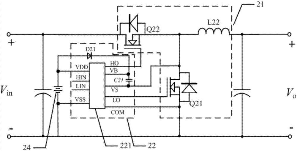 DC/DC converting circuit and double-way and multi-quadrant DC/DC converting circuits