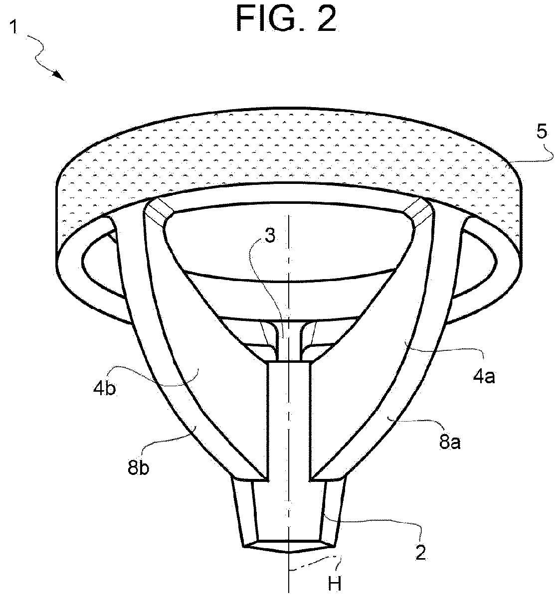 Humeral implant for a shoulder prosthesis