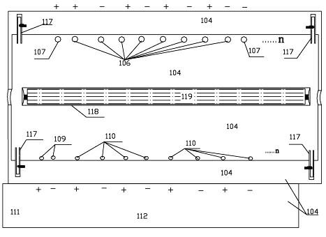 Device allowing battery packs to switch between series connection and parallel connection