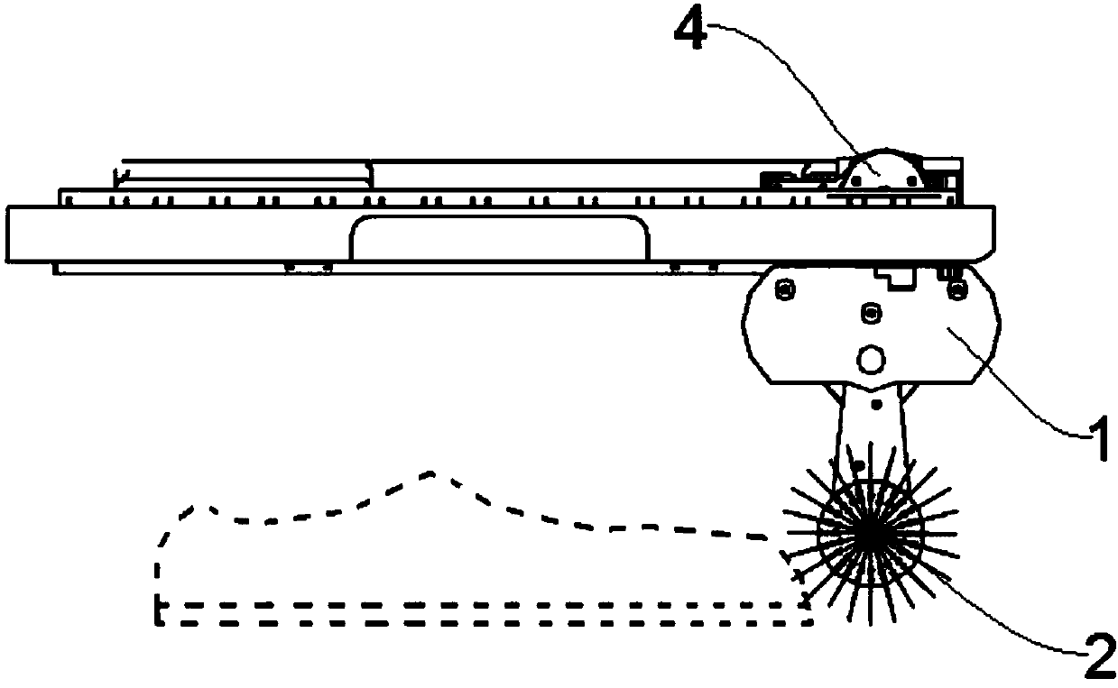 Shoe washing mechanism used for shoe washing machine and shoe washing machine