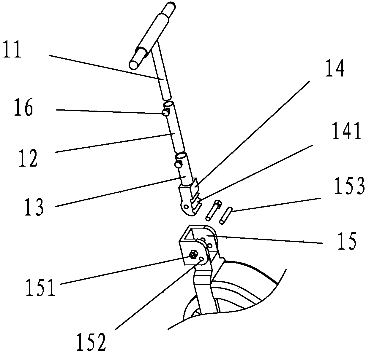 Cushion component of portable electric tricycle