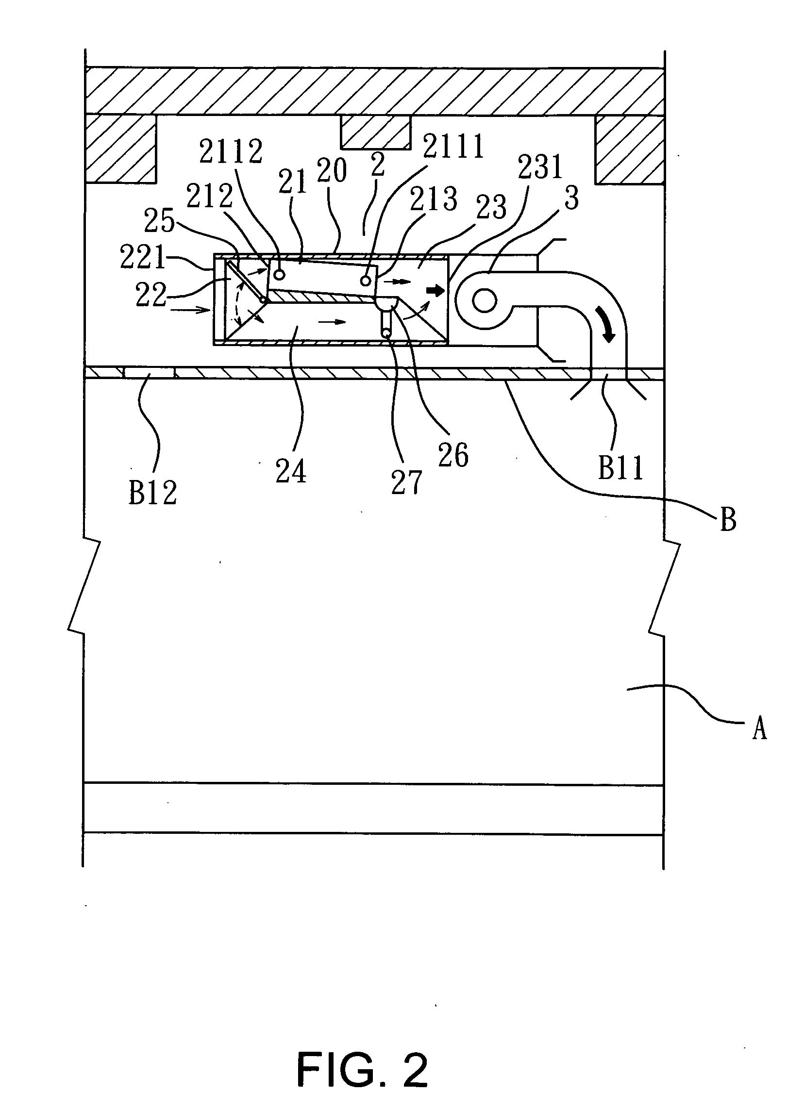 Thin refrigeration air conditioner having a greater temperature difference