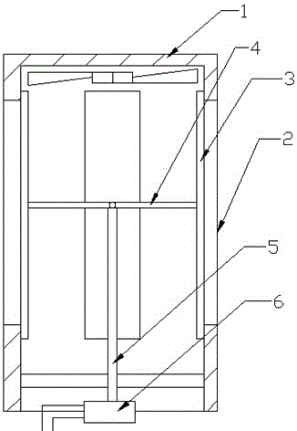 A fast-response rainproof and windproof distribution box