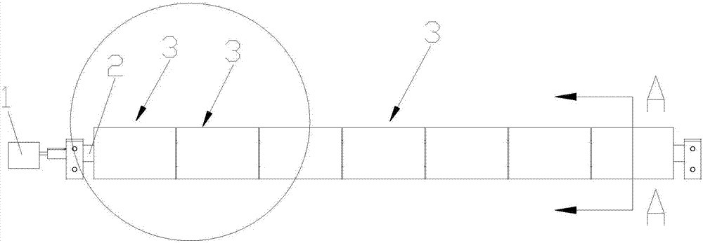 Variable-type roller structure for full-automatic cloth machine