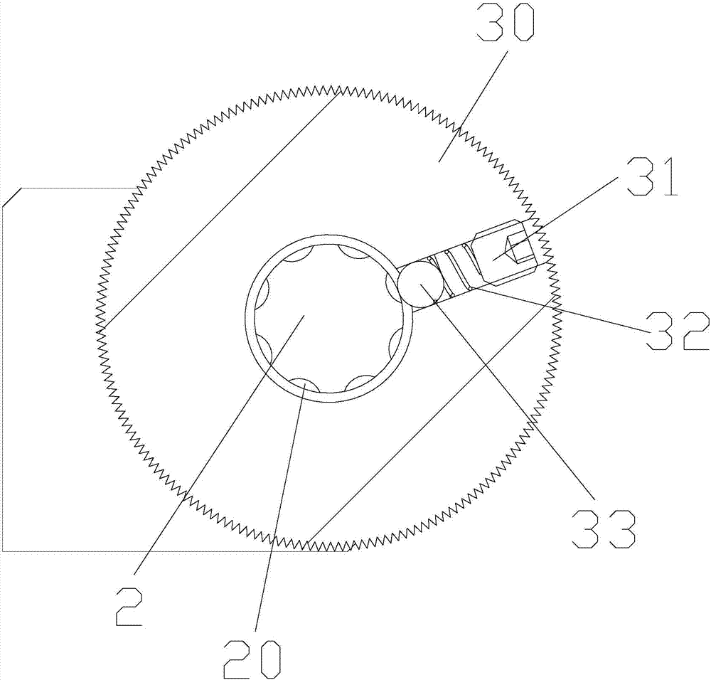 Variable-type roller structure for full-automatic cloth machine