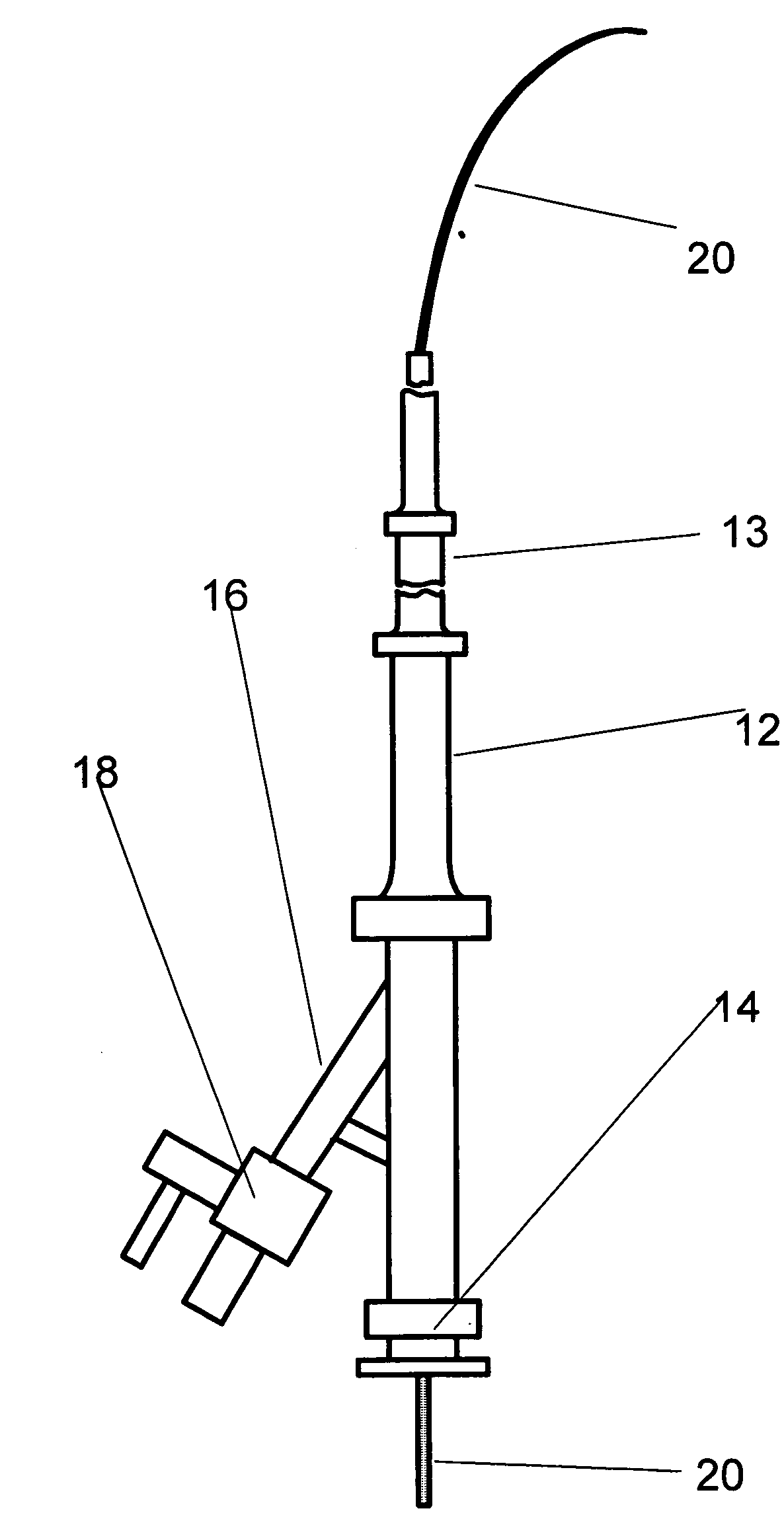 Method and device for endovascular treatment of the Alzheimer's disease