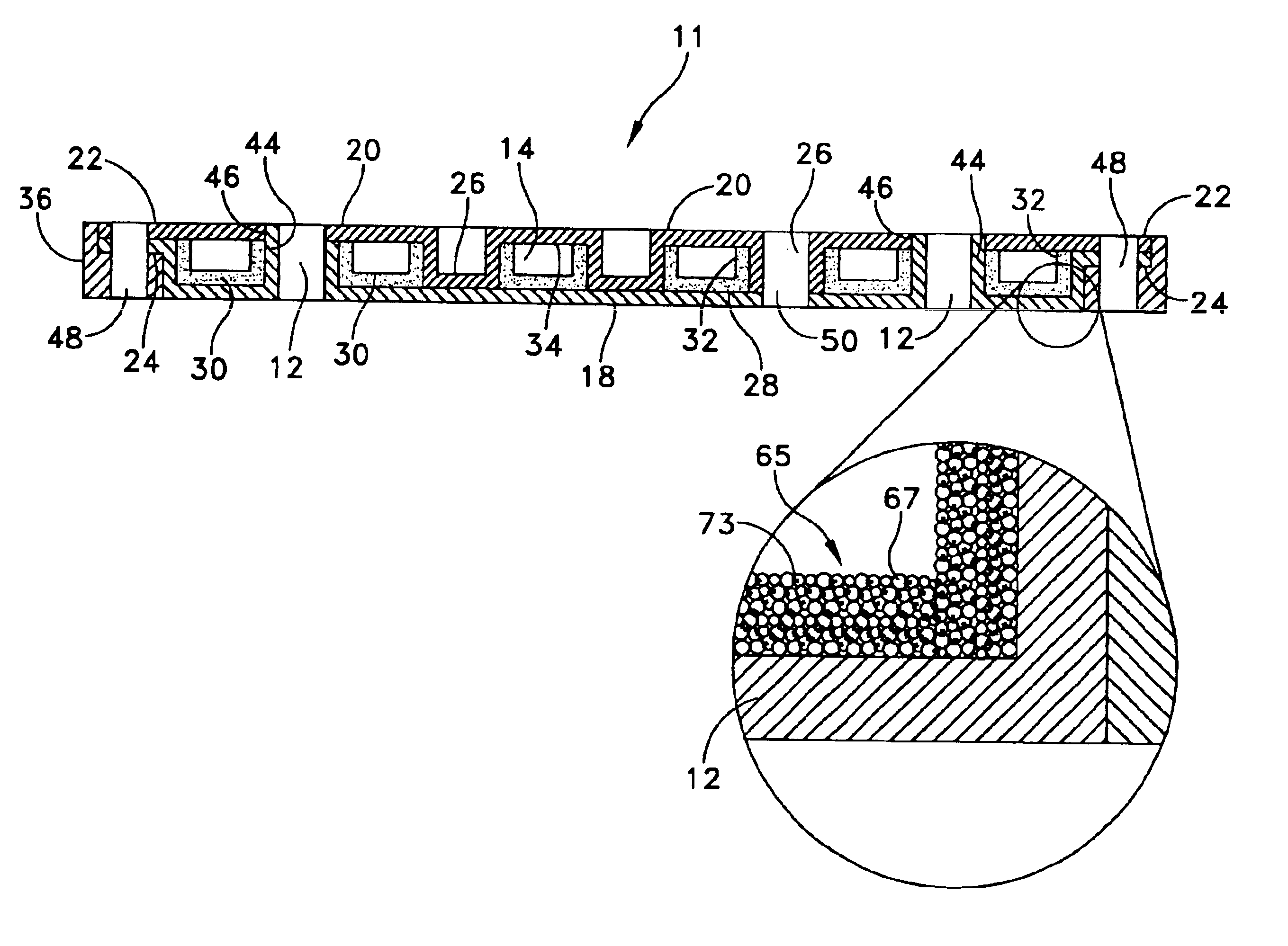 Integrated circuit heat pipe heat spreader with through mounting holes