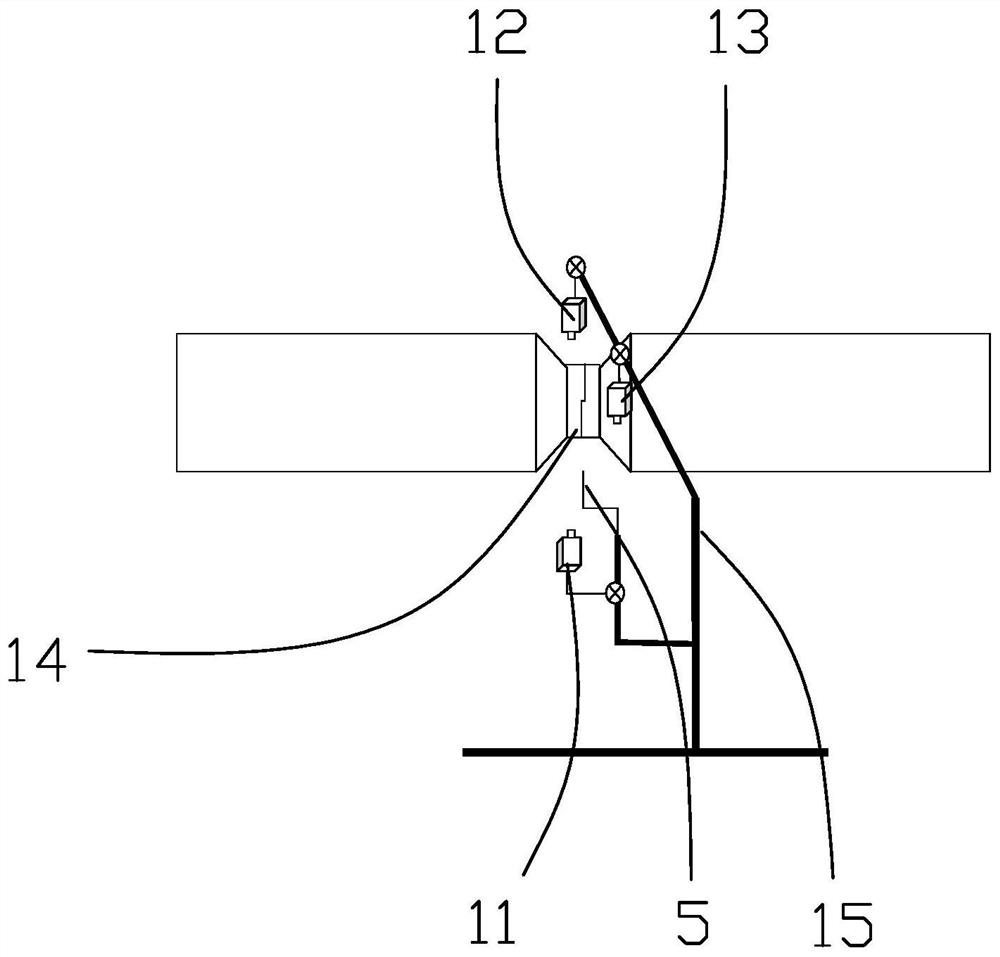 A device and method for on-line detection of damage to a chemical fiber spindle paper tube