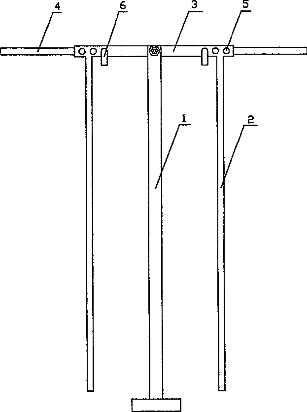 Device for measuring liner thickness of trunnion dirction for rotary furnace and measuring method thereof