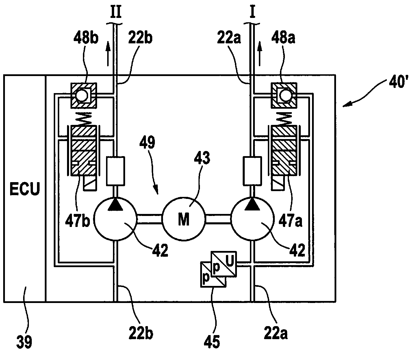 Brake system for motor vehicles and method for operating the brake system