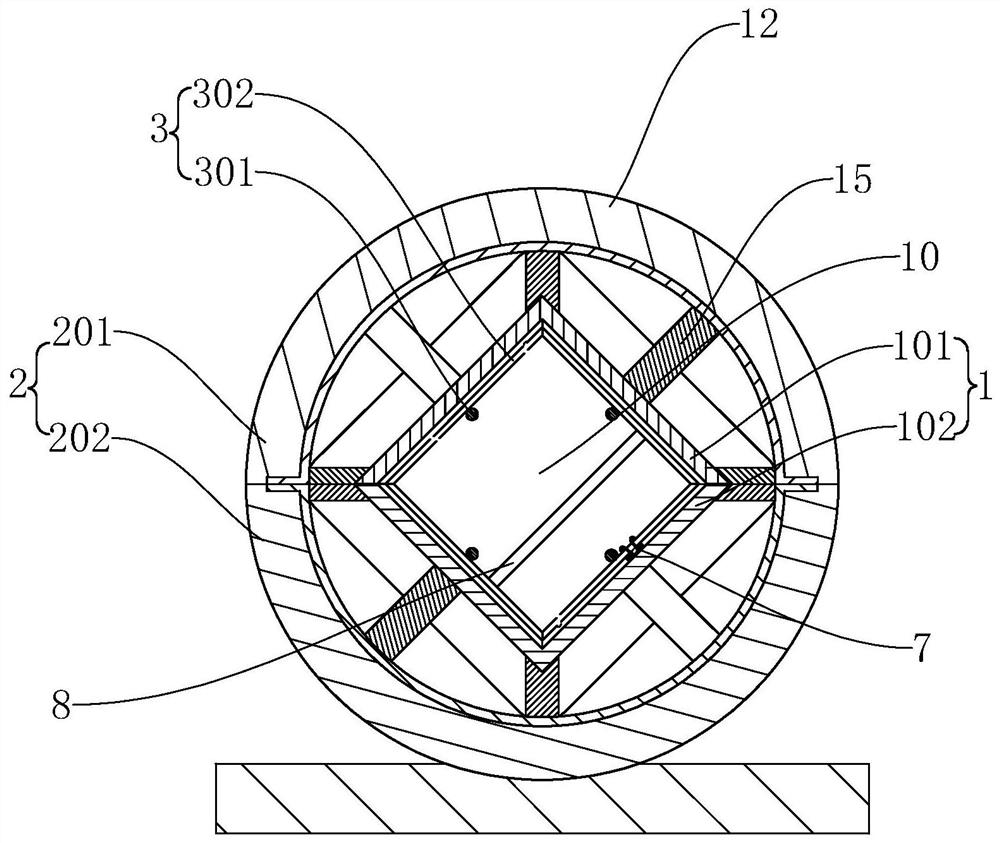 Preparation method of pre-tensioning method prestressed centrifugal concrete solid square pile