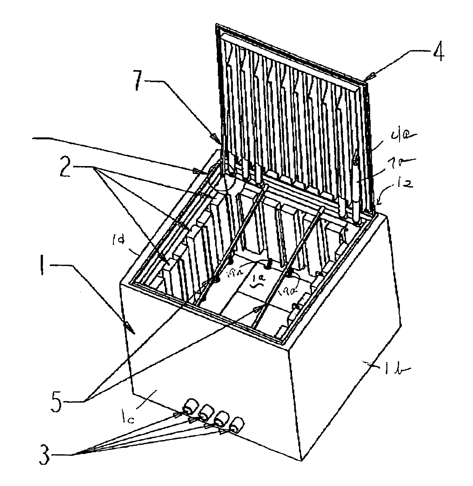 Flush-to-grade vault with wall-mounted cross-connect panels