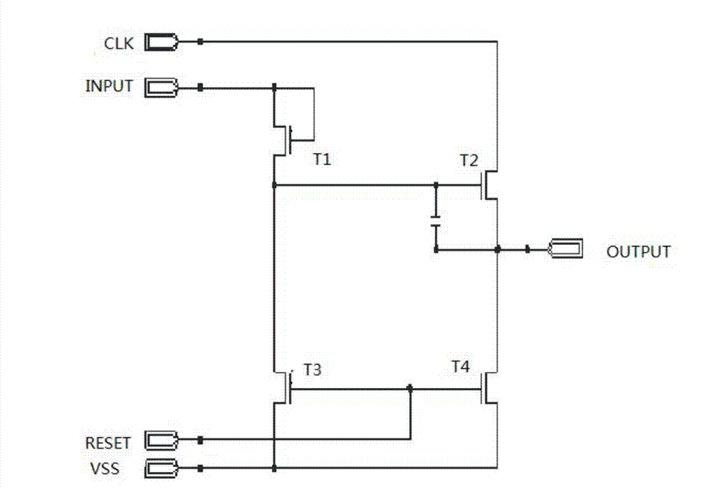 Shifting register unit and array substrate gird driving device