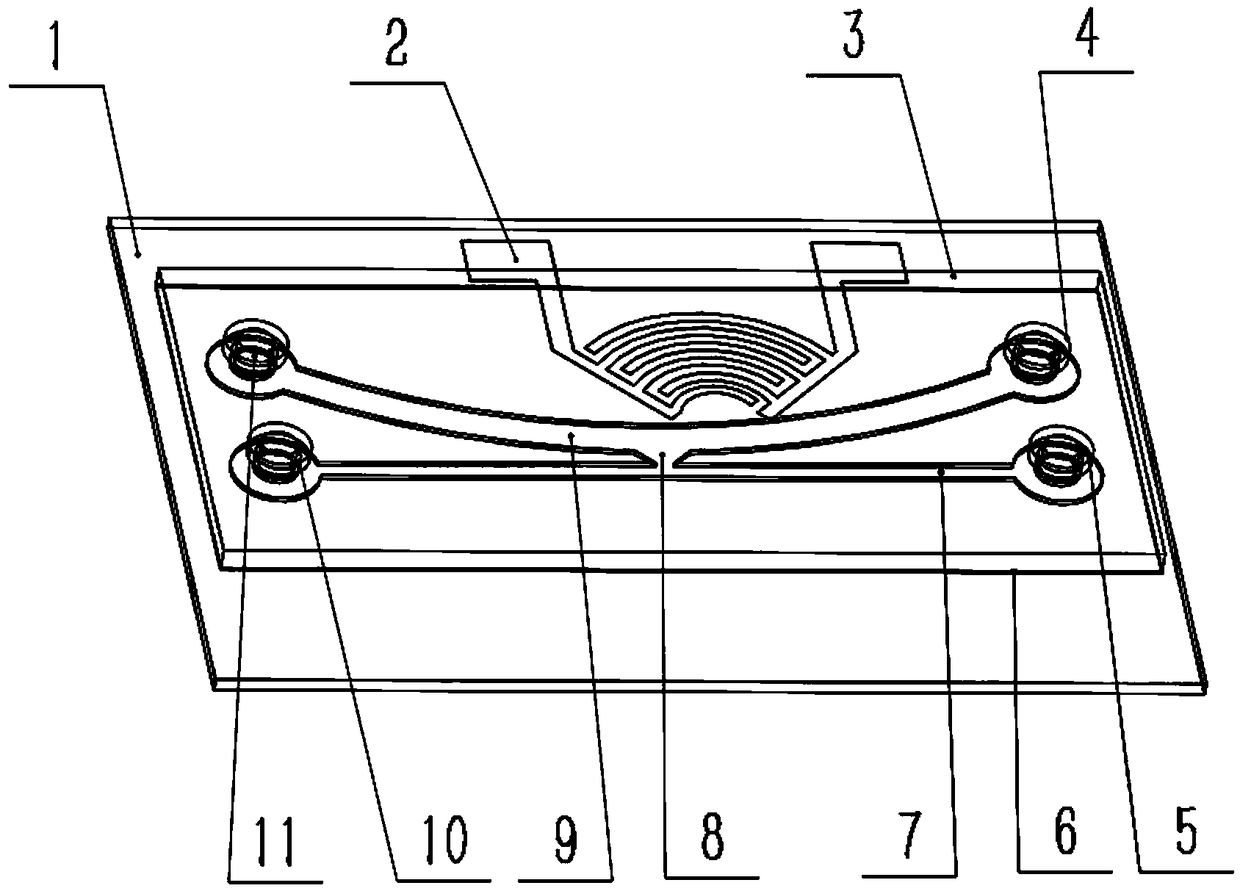 Device and method for generating micro-fluidic droplets based on surface acoustic waves