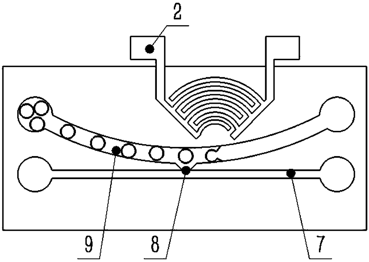 Device and method for generating micro-fluidic droplets based on surface acoustic waves