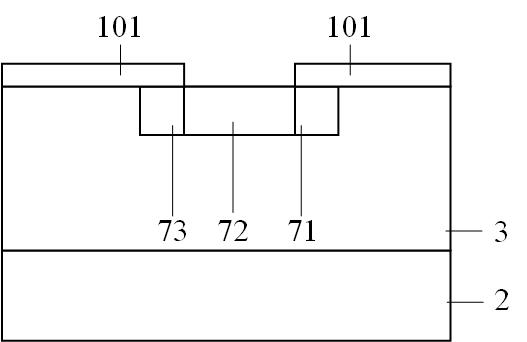 Groove silicon carbide MOSFET integrated with high-speed fly-wheel diode and preparation method