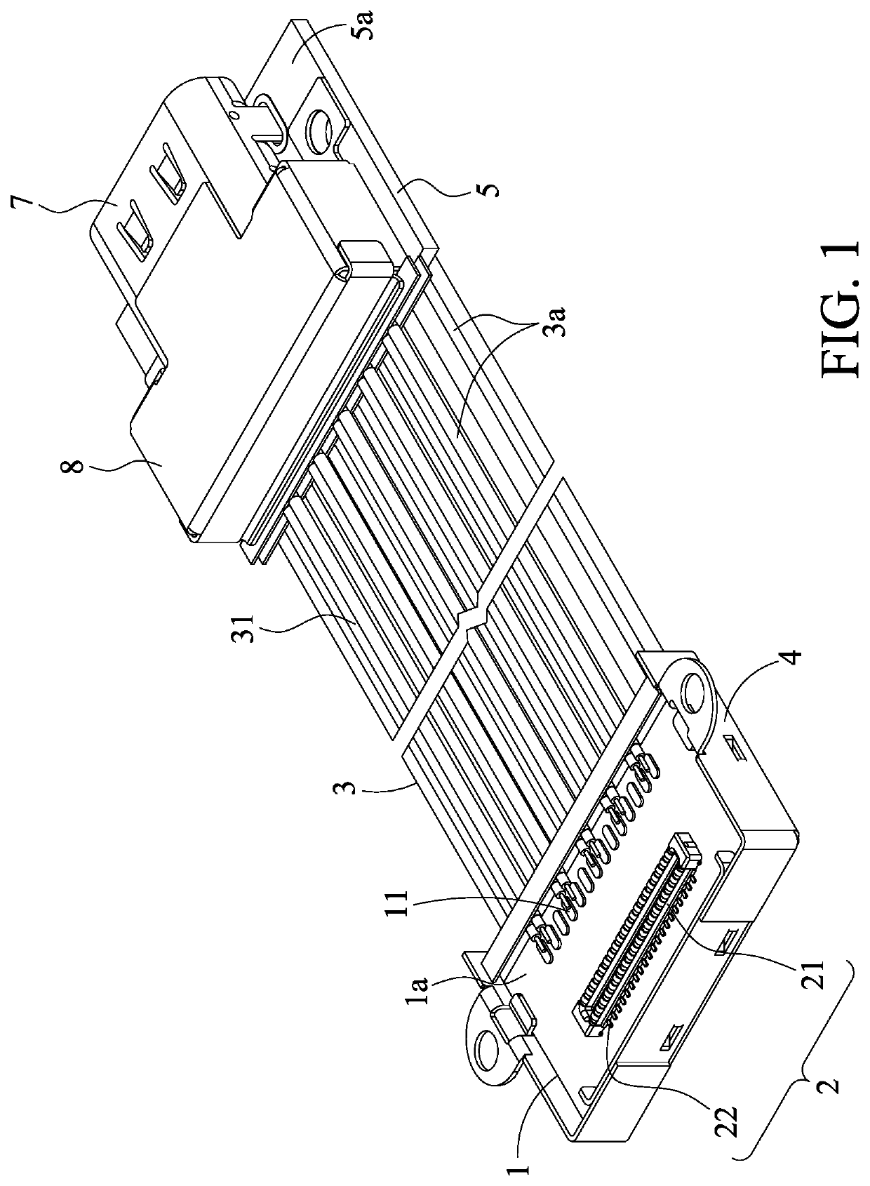 Dual-row cable structure