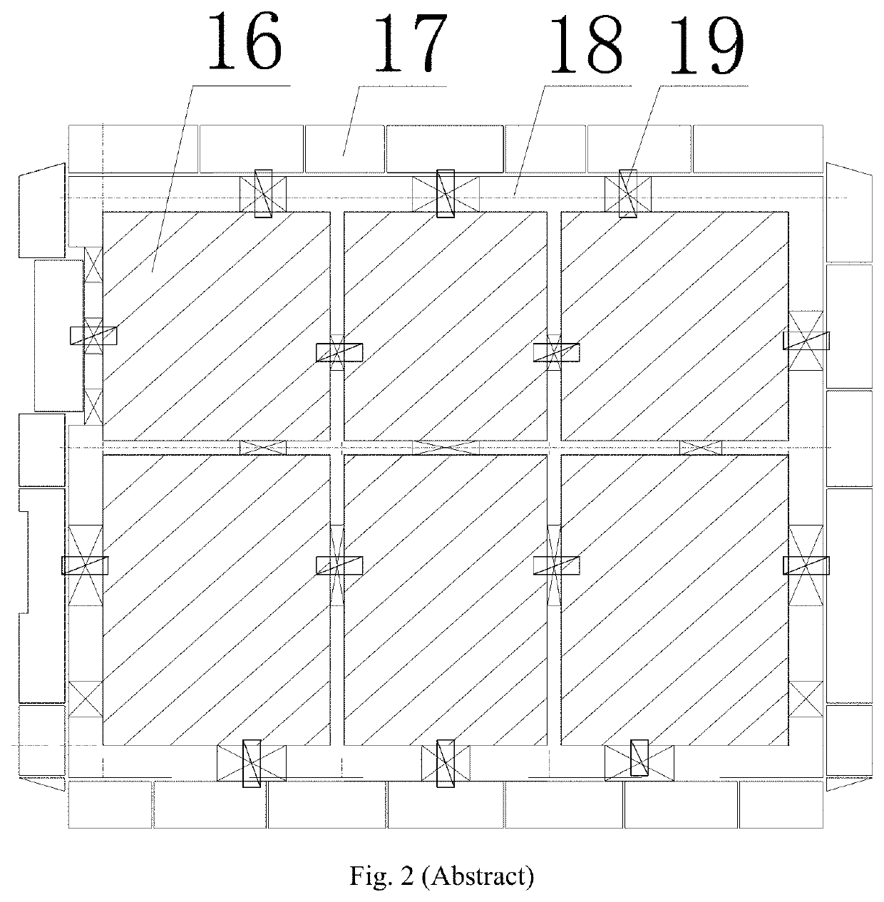 Integrated formwork system for construction of super high-rise building