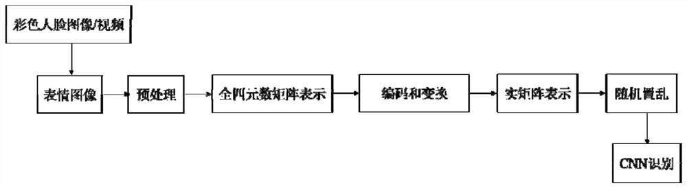 Expression recognition method and system for privacy protection