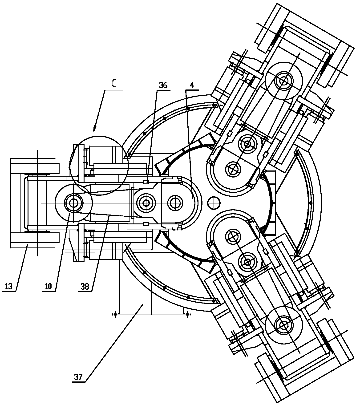 Hydraulically-loaded dual-power pulverizer