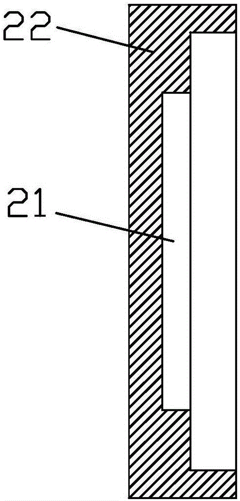 LED light-emitting module based on slot-elastic contact connecting structure