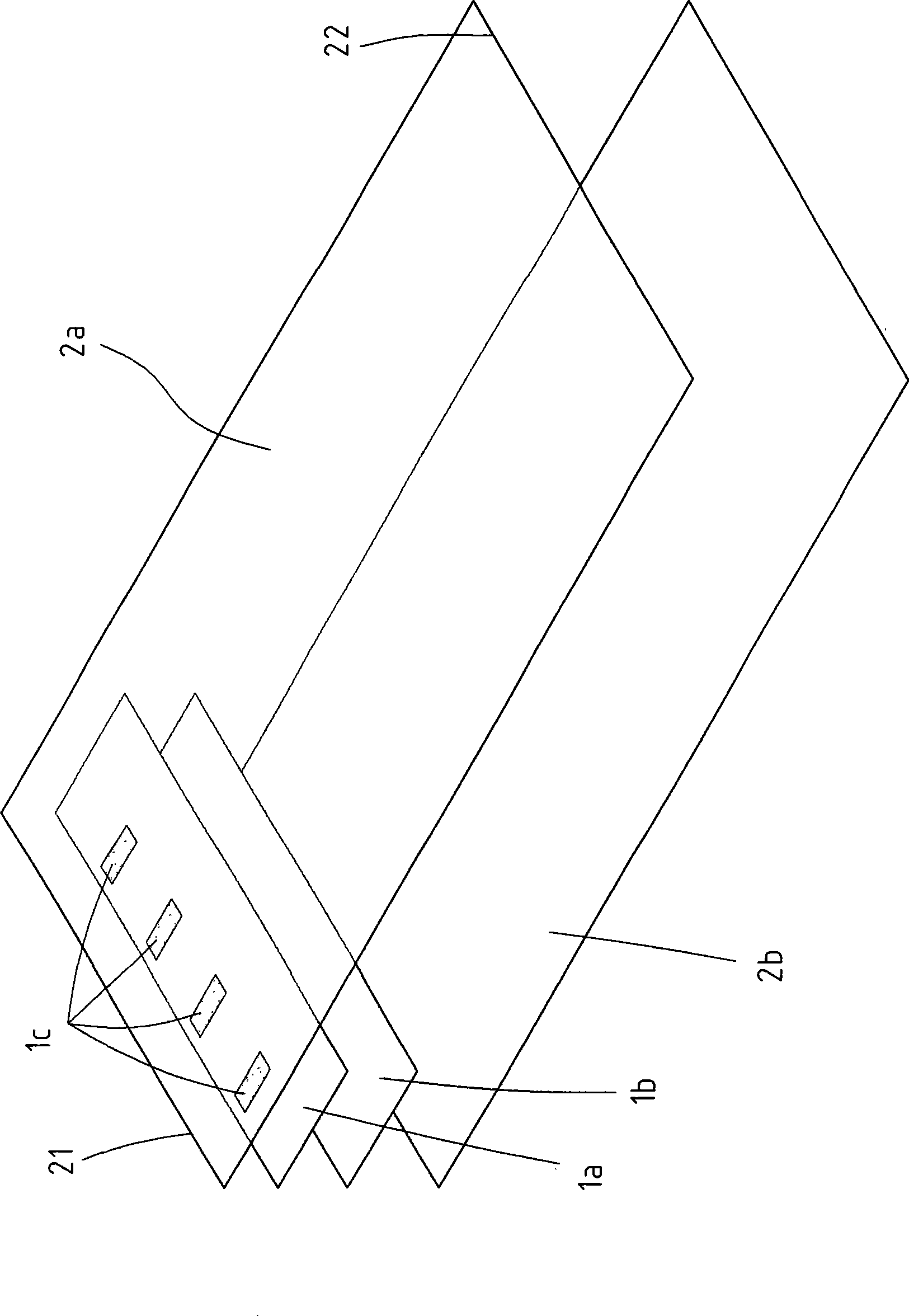 Gas packing bag for compactly holding articles and manufacturing method thereof