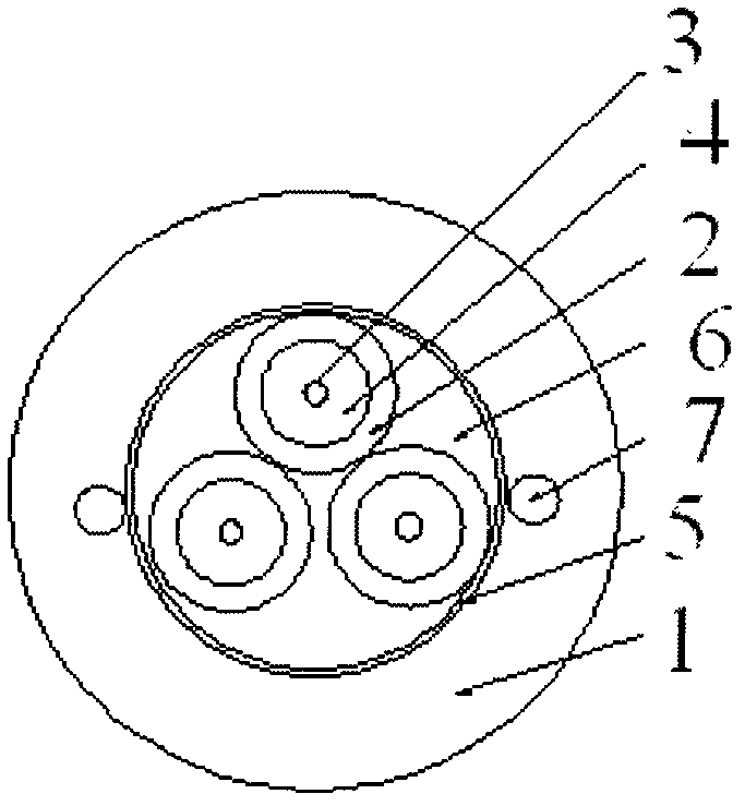 Improved central tube type optical cable