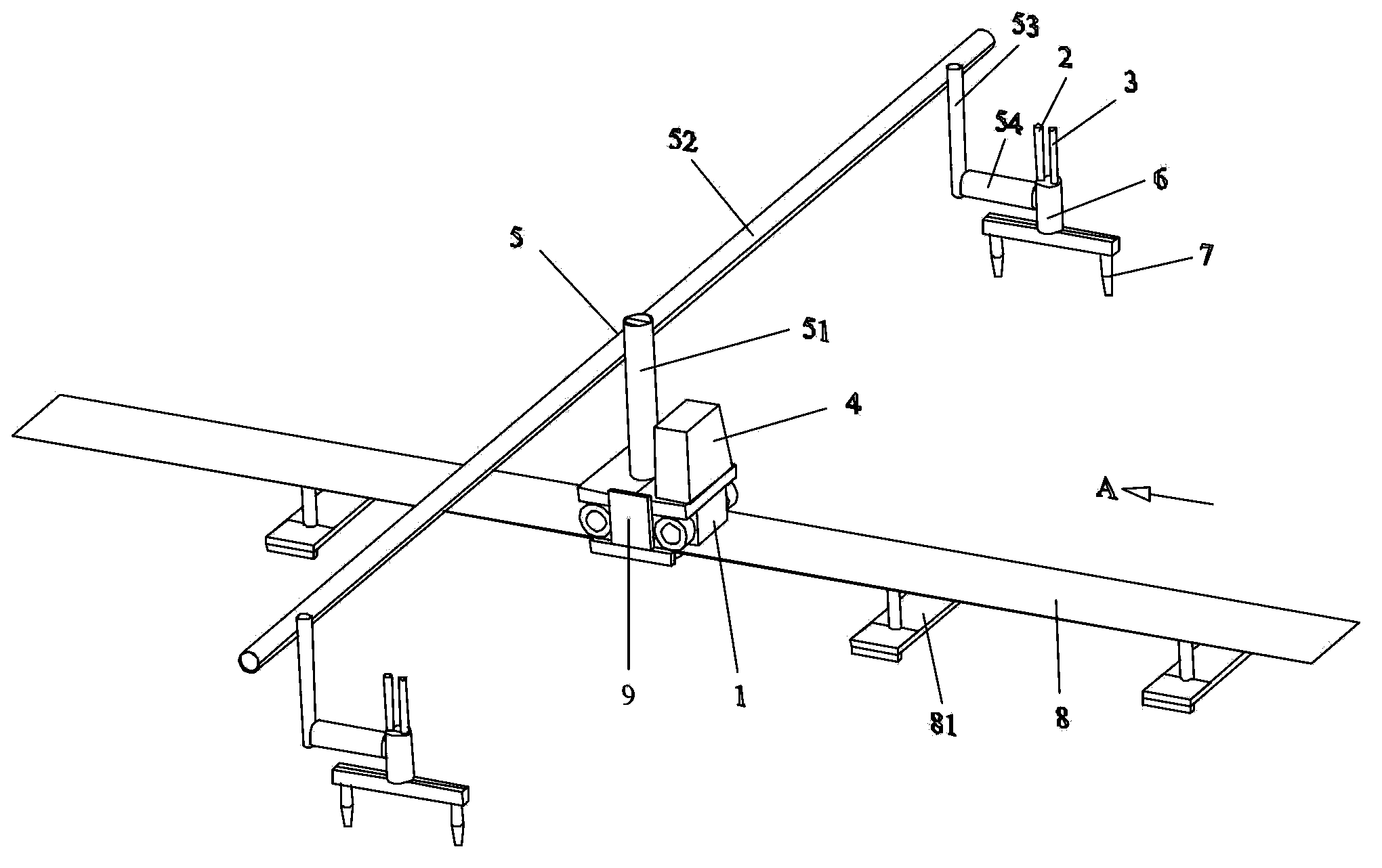 Hot-working back burning distortion corrector