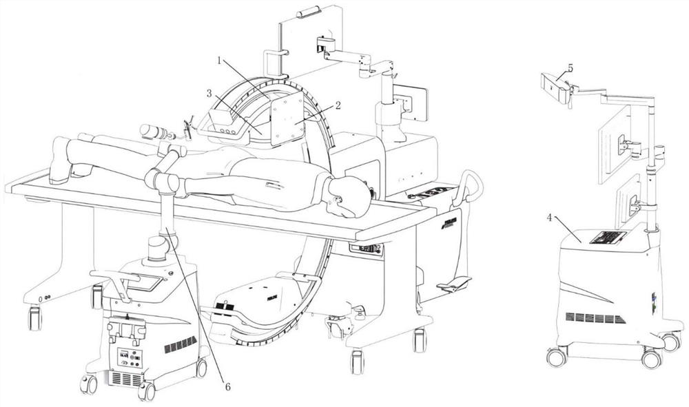 Surgical robot integrated registration device and operation method