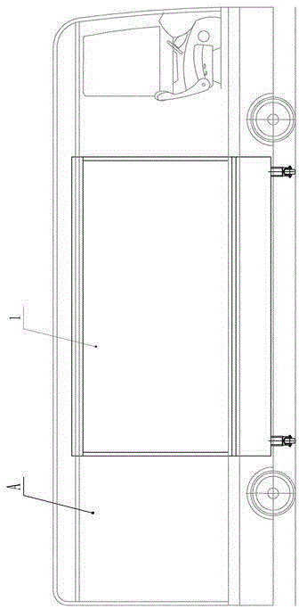 Undercarriage-type touring car retractable compartment