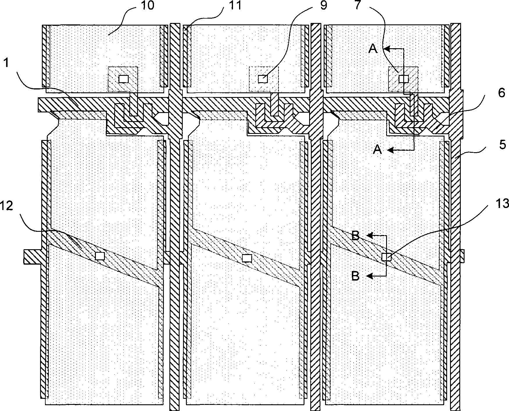 TFT-LCD array substrate and color film substrate and manufacturing method thereof