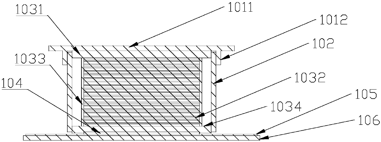 Sliding plate supporting seat