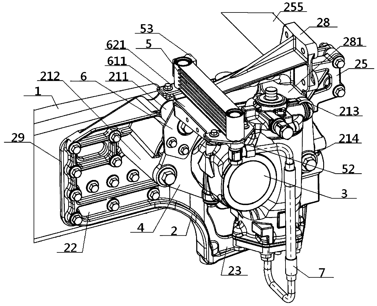 Hydraulic steering system and assembling method thereof