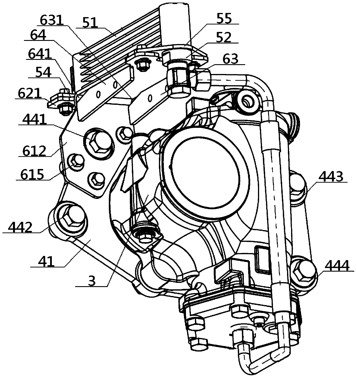 Hydraulic steering system and assembling method thereof