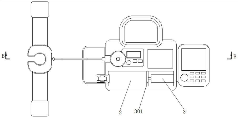 Multifunctional auxiliary device for angiography in cardiovascular medicine department