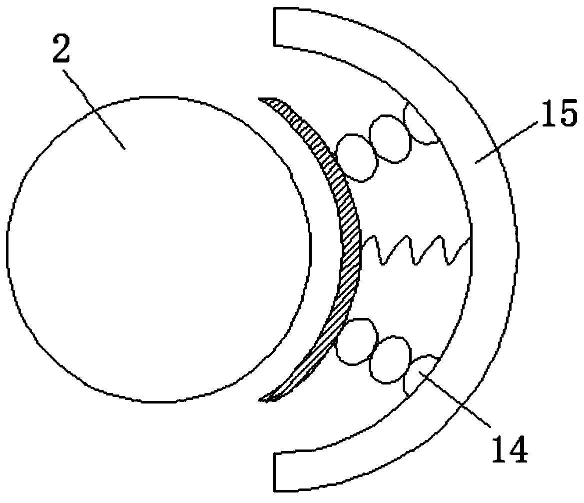 A kind of sports equipment with cushioning device