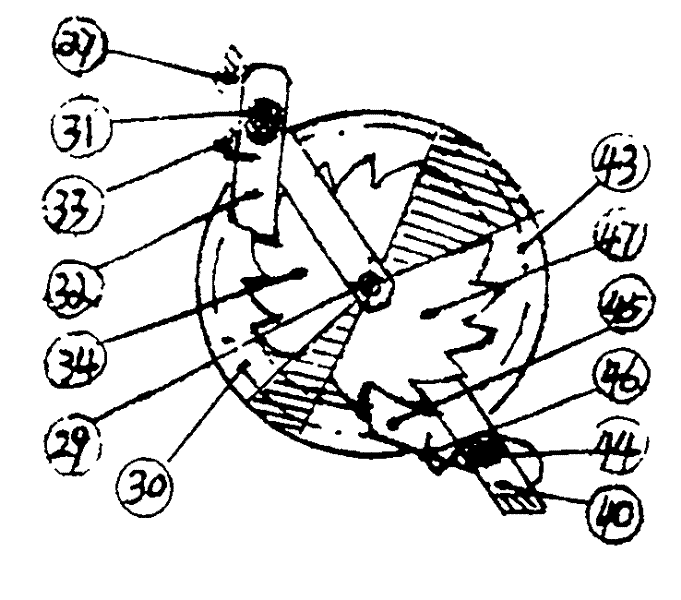 Device for converting lumpy high-low water head potential energy difference into electric energy