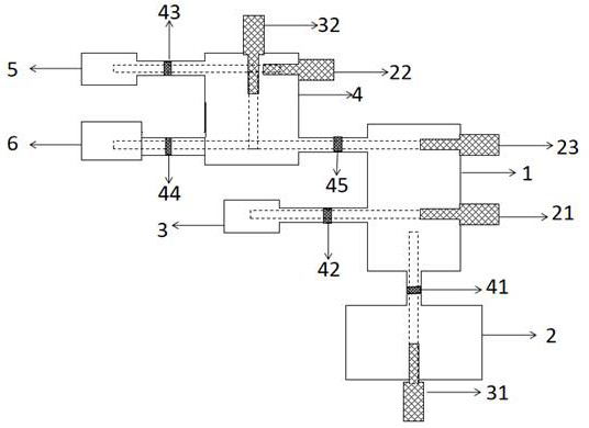 Ultrahigh vacuum cleavage coating device and working method thereof