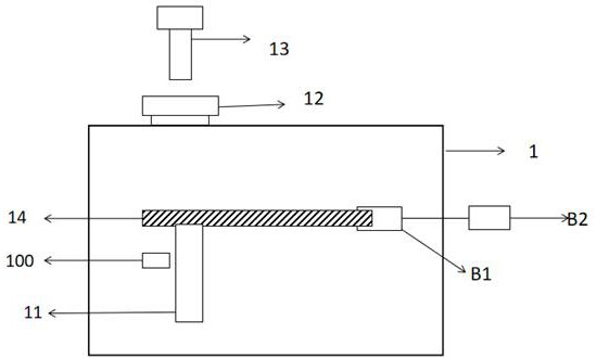 Ultrahigh vacuum cleavage coating device and working method thereof