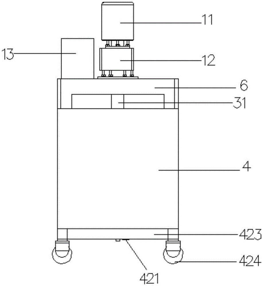 Machine for testing abrasion property of marine coating