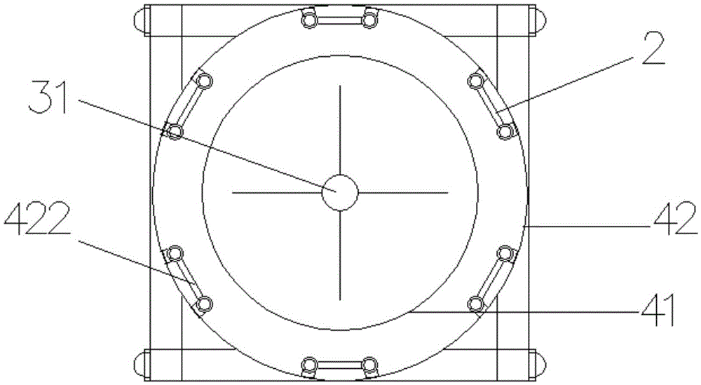 Machine for testing abrasion property of marine coating