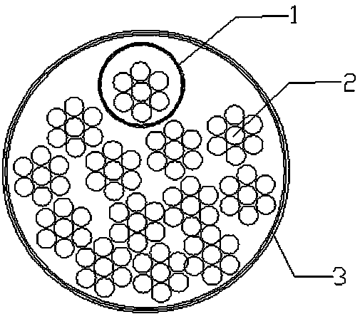 Protective device for prestressed duct hole-forming