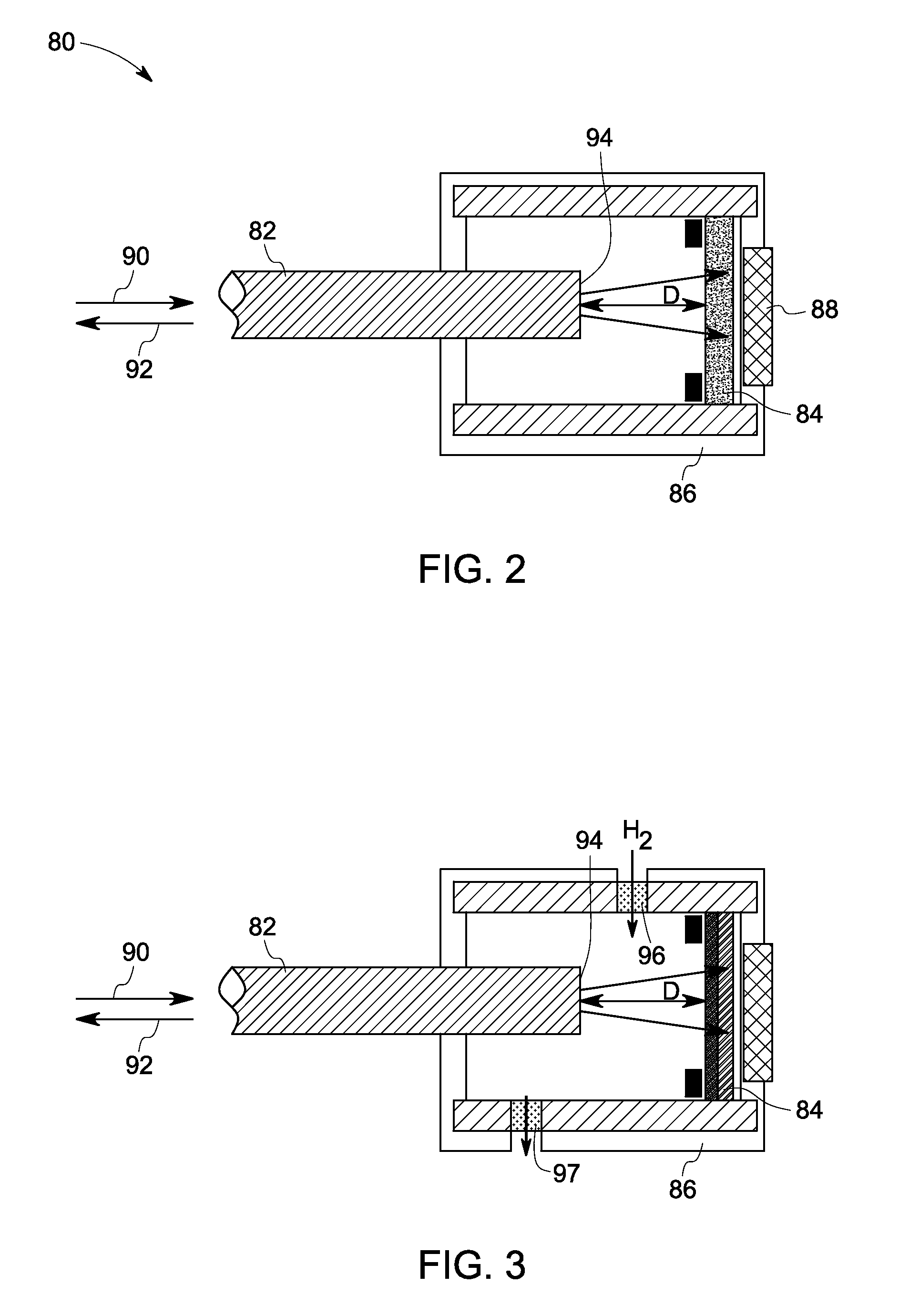 Fiber optic hydrogen purity sensor and system