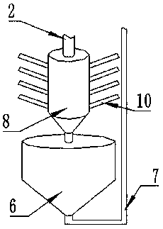 Wind-energy water production device used in drought region