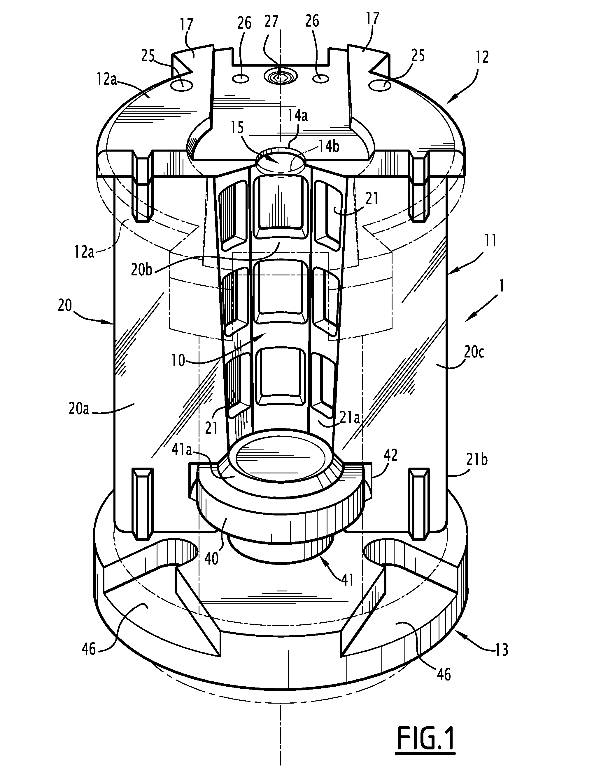 Finishing mold for shaping a glass item, for example such as a glass bottle