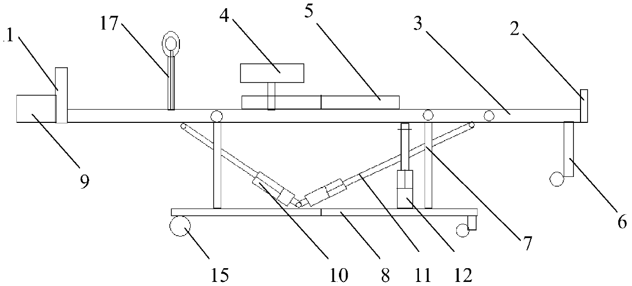 Automatic bathing bed with mechanical device