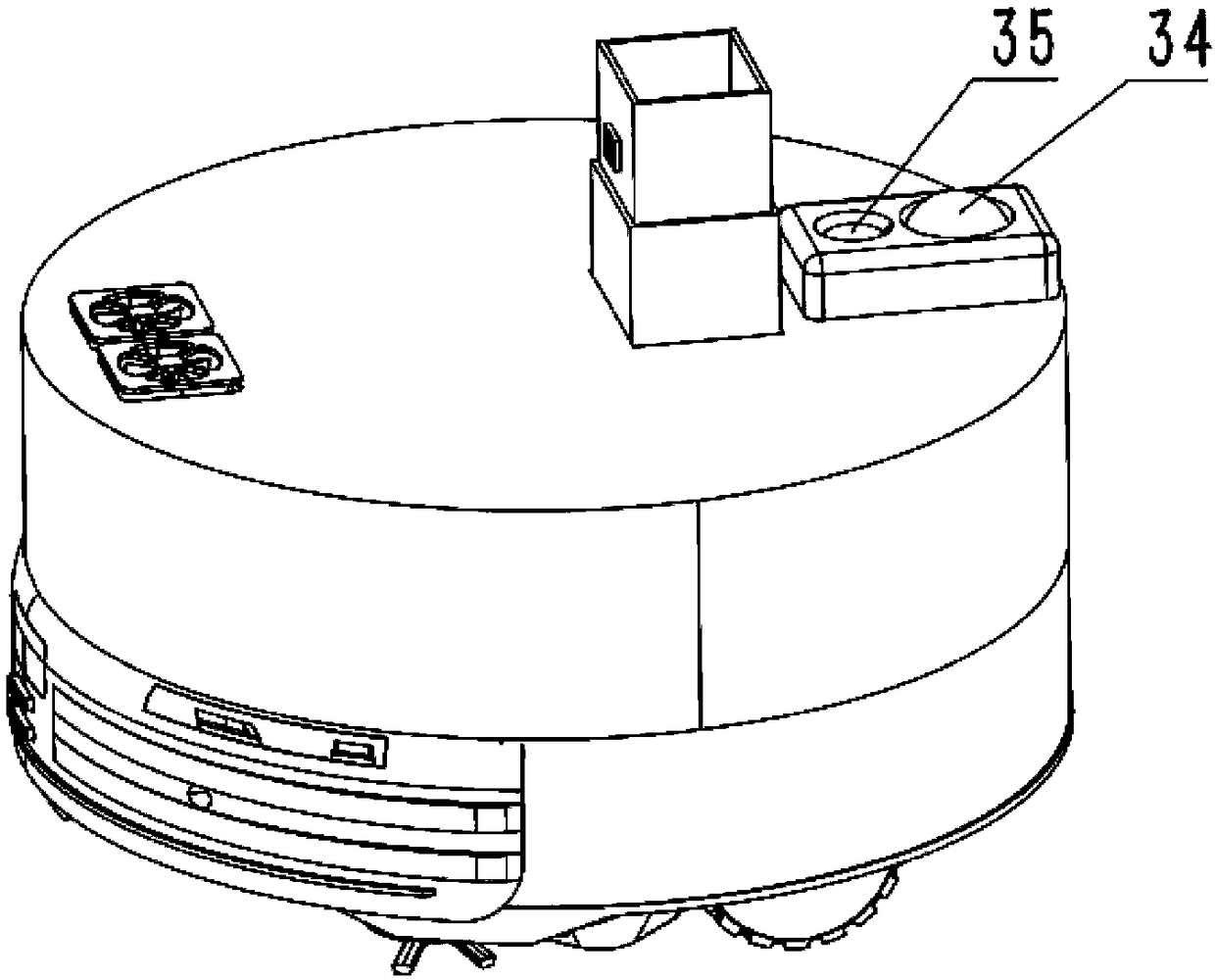 Intelligent household humidity regulating device